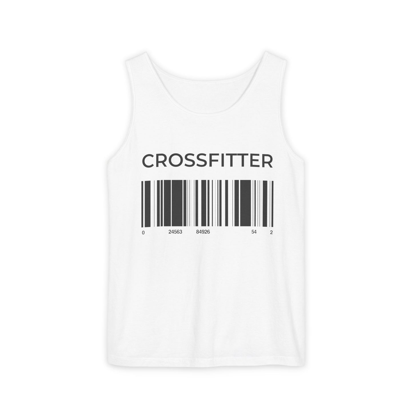 Crossfitter Barcode Tank Top — Fitness Workout Gym Tank