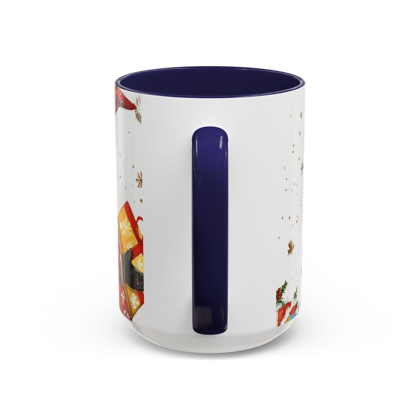 Santa Accent Mug (11oz & 15oz) Festive Holiday Drinkware