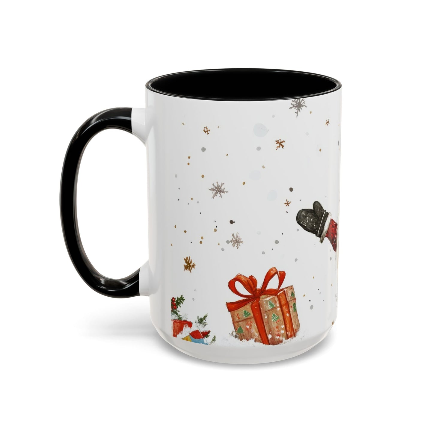 Santa Accent Mug (11oz & 15oz) Festive Holiday Drinkware