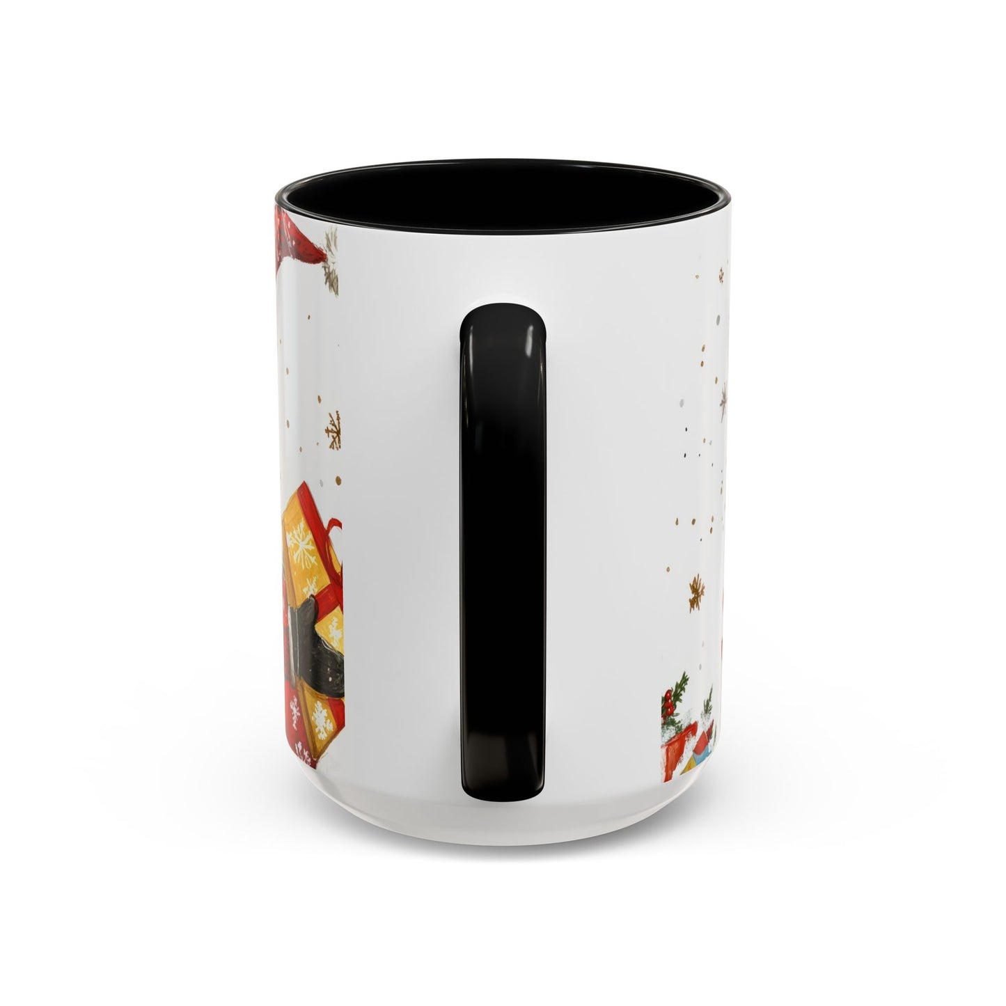 Santa Accent Mug (11oz & 15oz) Festive Holiday Drinkware