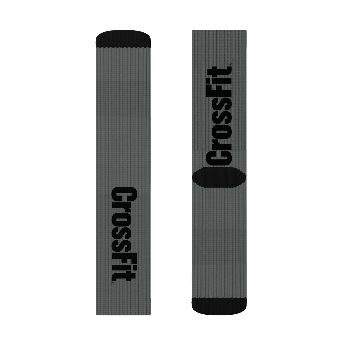 CrossFit Performance Sublimation Socks — Green Athletic Crew Socks