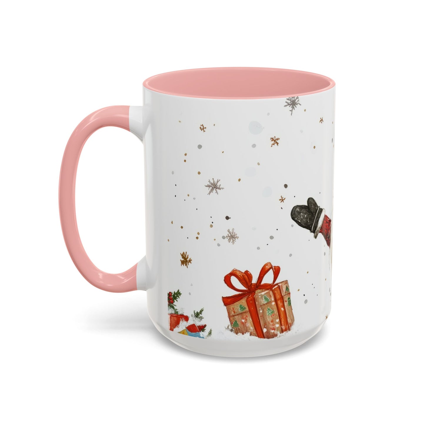 Santa Accent Mug (11oz & 15oz) Festive Holiday Drinkware
