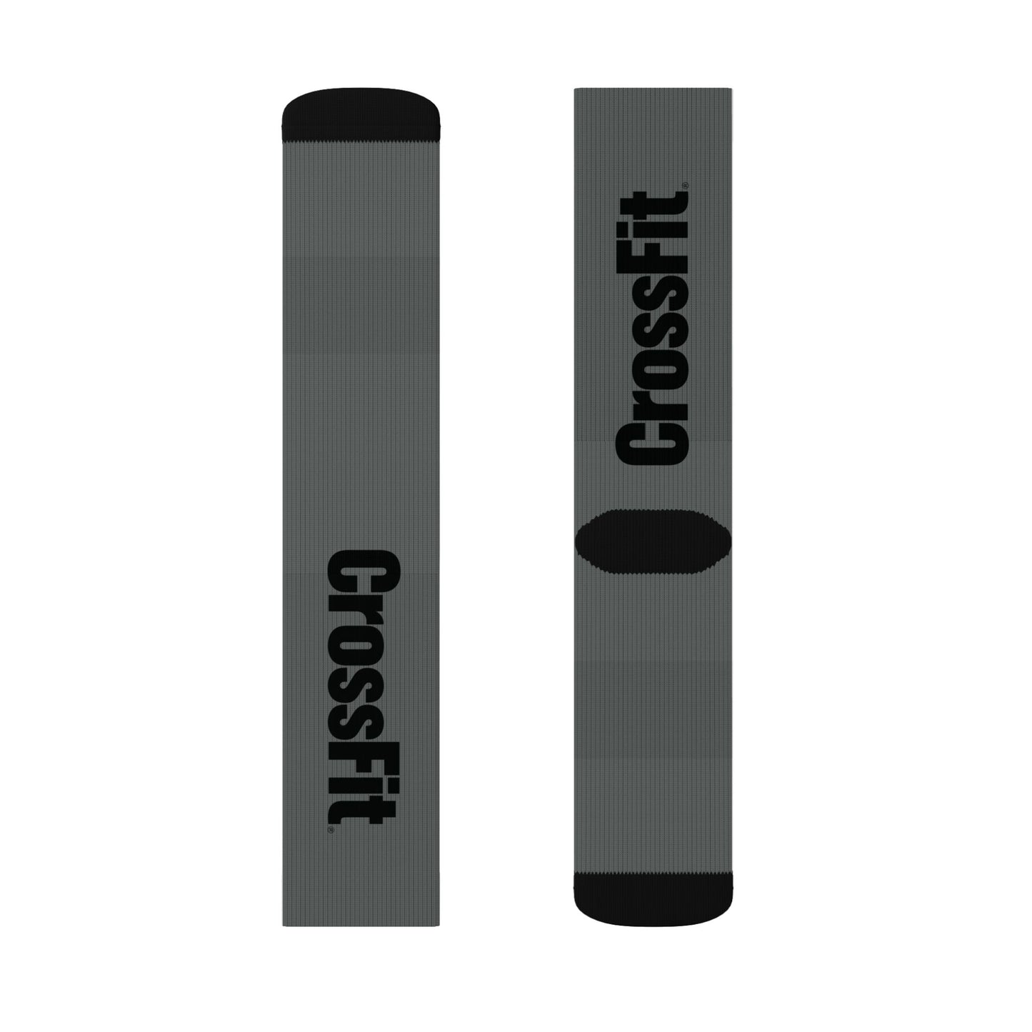 CrossFit Performance Sublimation Socks — Green Athletic Crew Socks