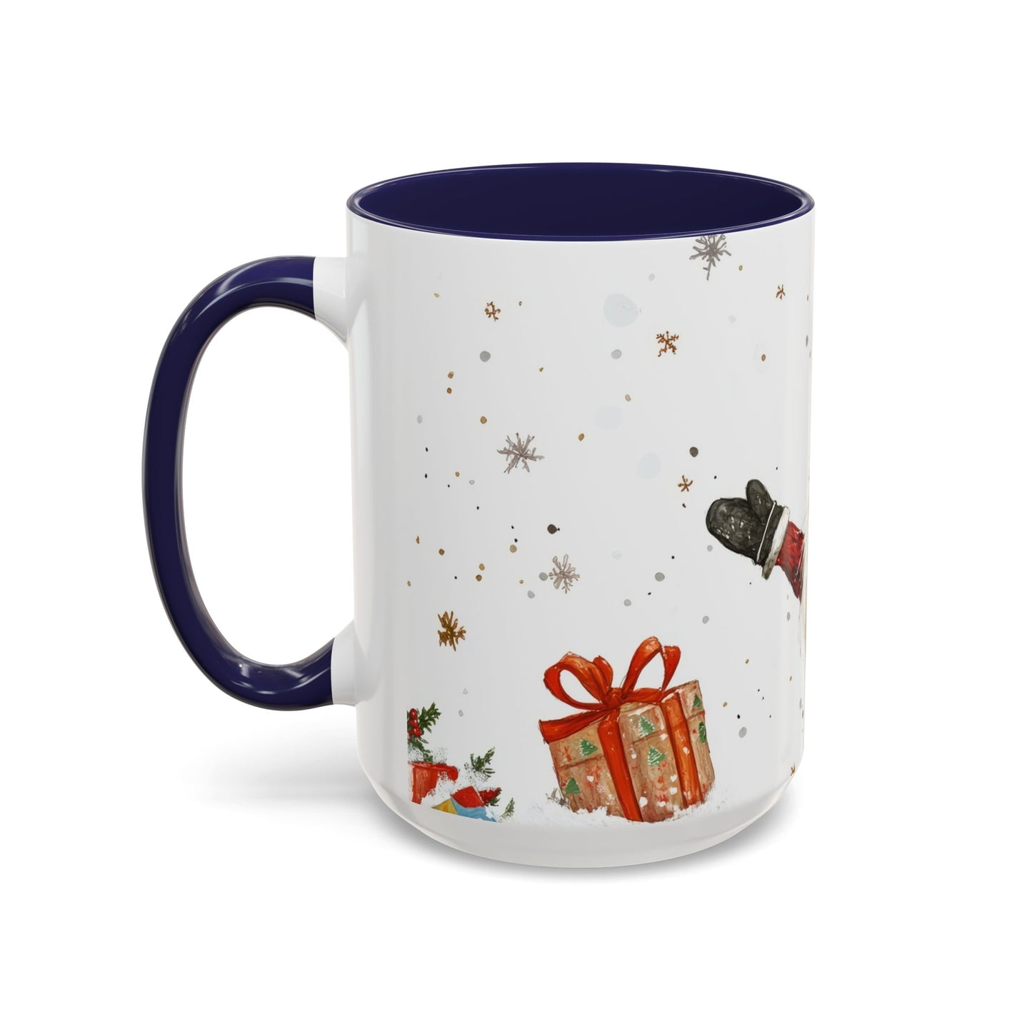 Santa Accent Mug (11oz & 15oz) Festive Holiday Drinkware