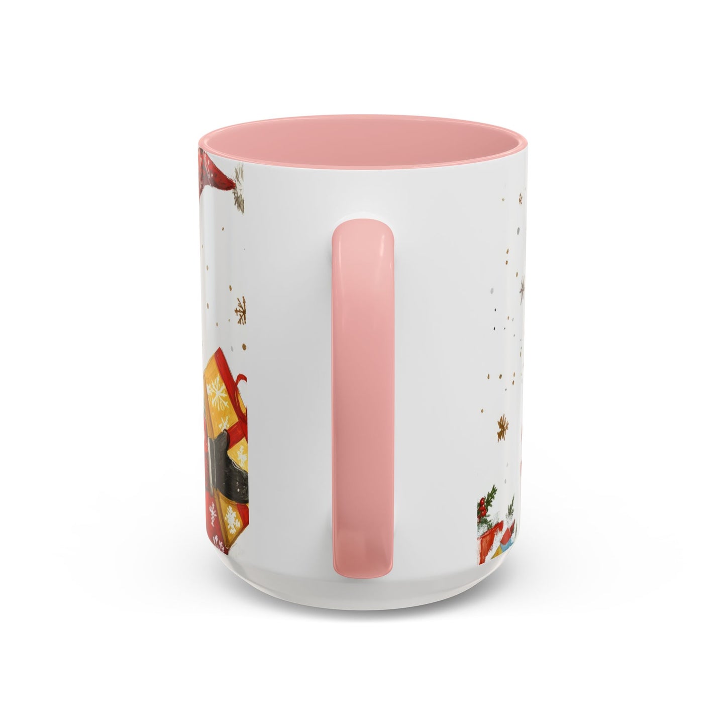 Santa Accent Mug (11oz & 15oz) Festive Holiday Drinkware