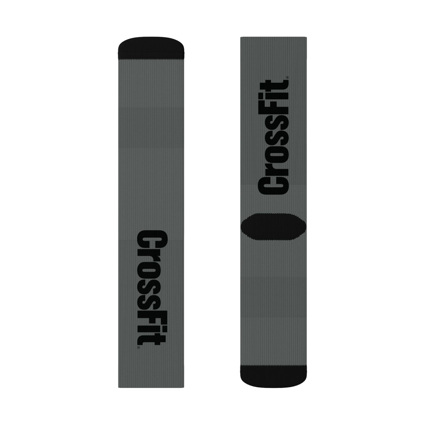 CrossFit Performance Sublimation Socks — Green Athletic Crew Socks